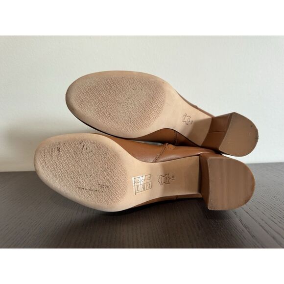 Tory Burch Brooke Stamped Heel Leather Ankle Boots 8 Women’s Booties $438 - Picture 7 of 7